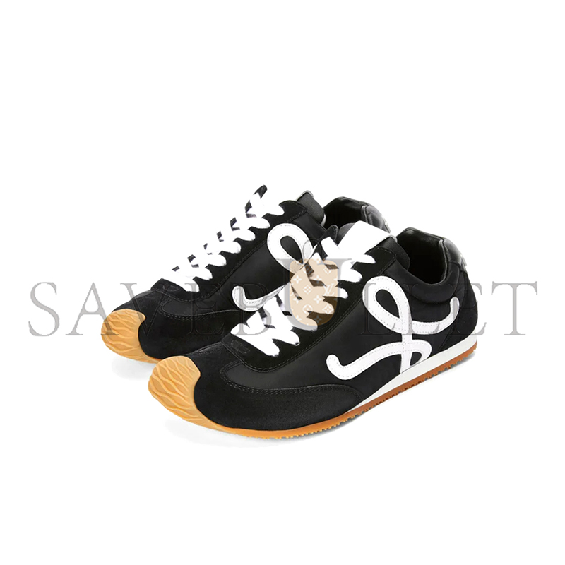 L0ew* ballet runner 2.0 in nylon and calfskin m816282xb3 0